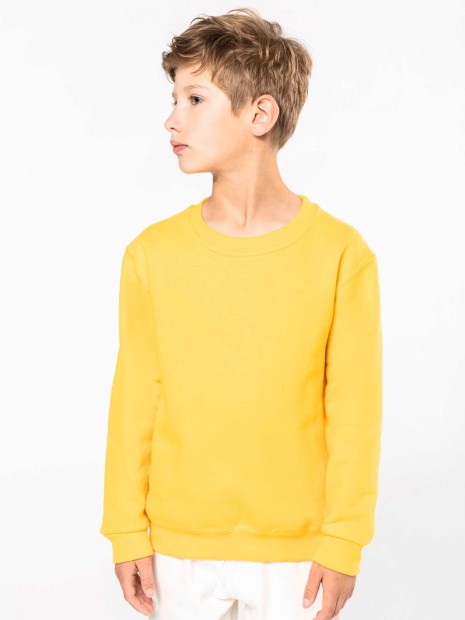 Sweat-shirts à personnaliser KARIBAN Sweat-shirt col rond enfant 