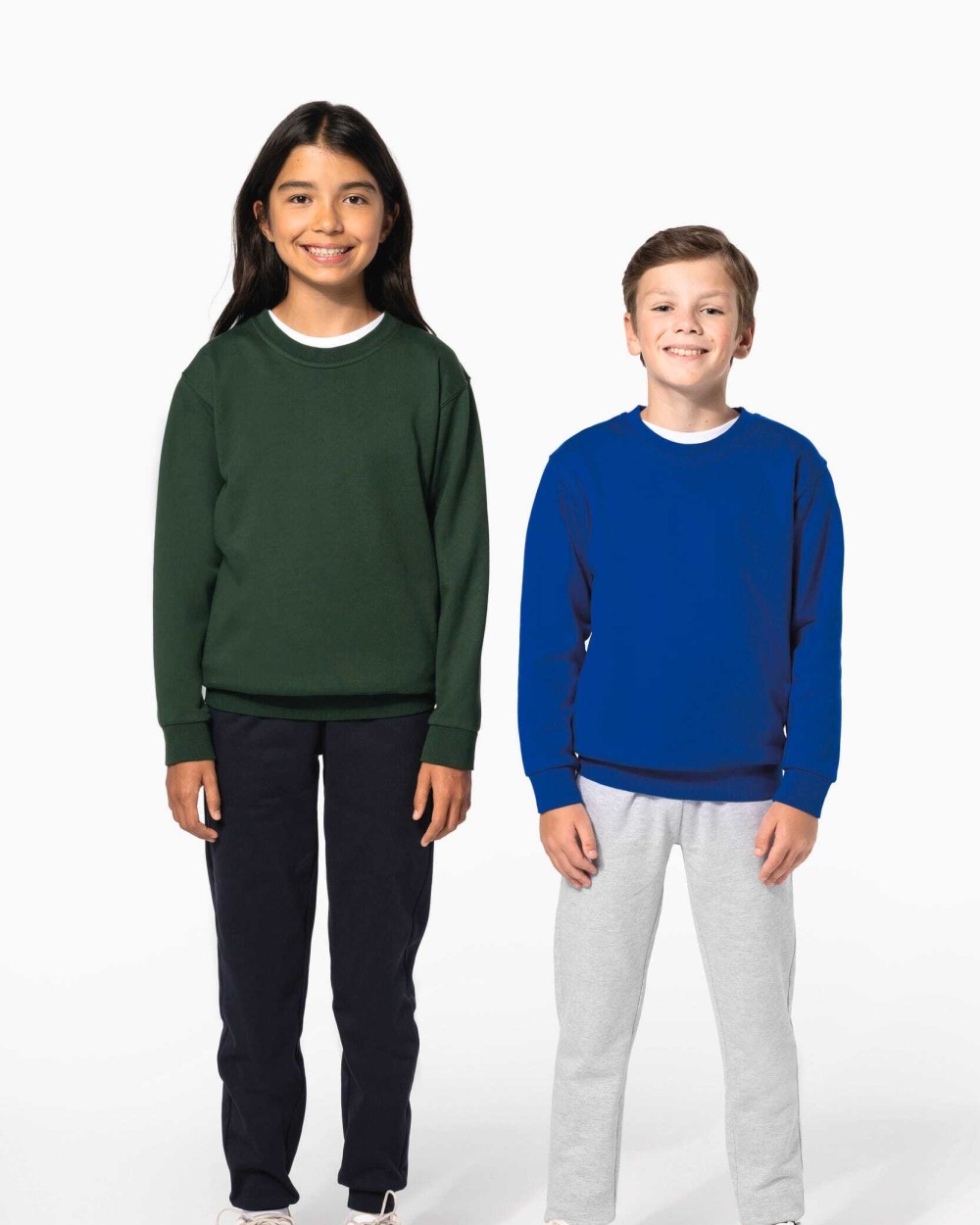 KARIBAN Kinder Rundhals-Sweatshirt Sweatshirts personalisierbar