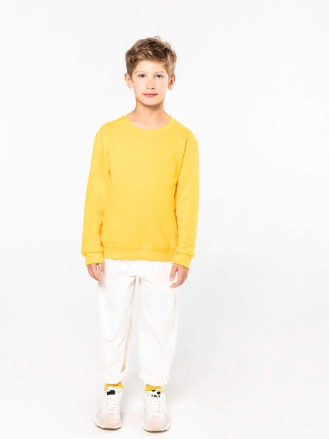 Sweat-shirts à personnaliser KARIBAN Sweat-shirt col rond enfant 