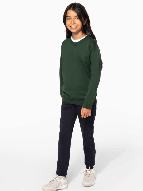 Sweat-shirts à personnaliser KARIBAN Sweat-shirt col rond enfant 