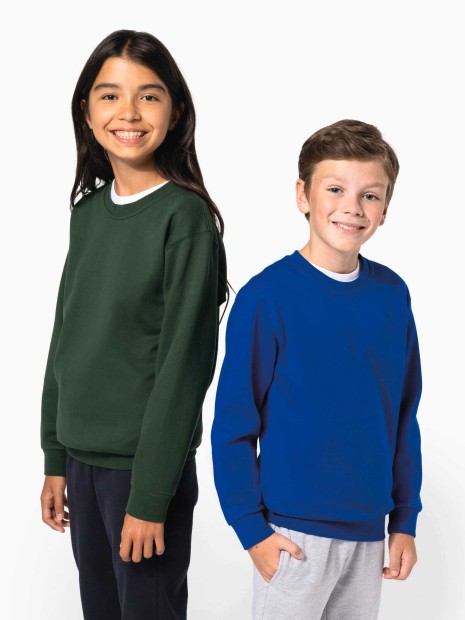 Sweat-shirts à personnaliser KARIBAN Sweat-shirt col rond enfant 