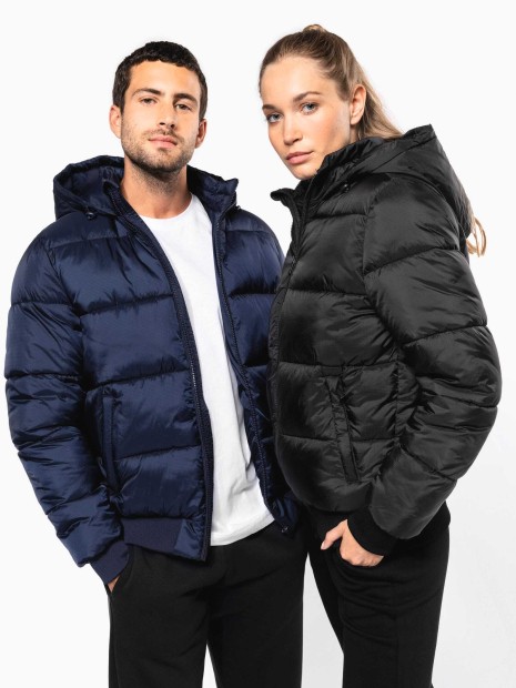 Vestes à personnaliser KARIBAN Veste unisexe ripstop recyclée à capuche 