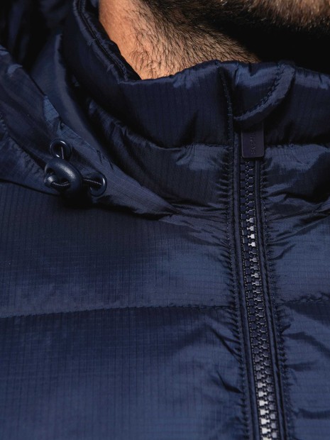 Vestes à personnaliser KARIBAN Veste unisexe ripstop recyclée à capuche 