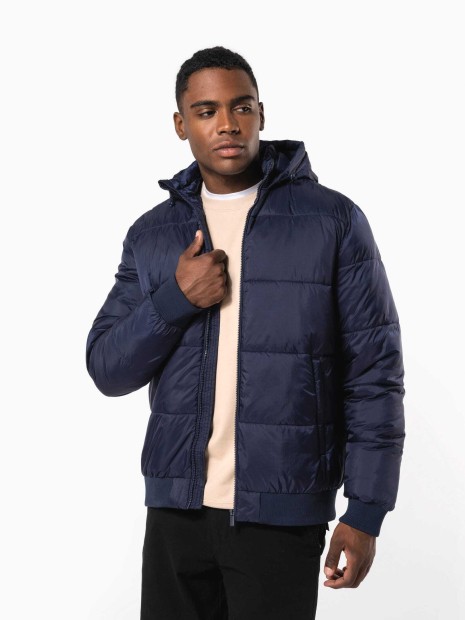 Vestes à personnaliser KARIBAN Veste unisexe ripstop recyclée à capuche 