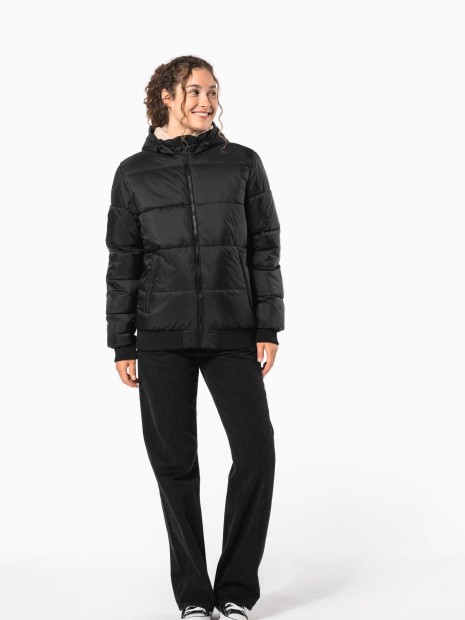 Vestes à personnaliser KARIBAN Veste unisexe ripstop recyclée à capuche 