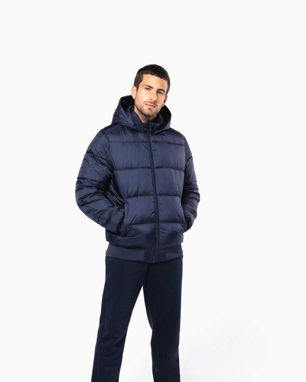 KARIBAN Recycelte Unisex-Ripstop-Jacke mit Kapuze Jacken personalisierbar