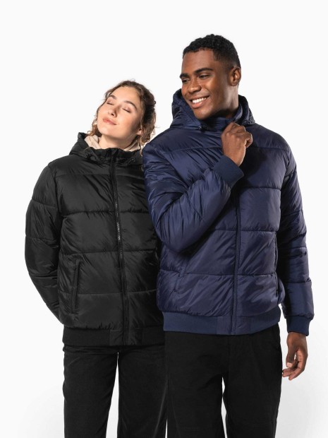 Vestes à personnaliser KARIBAN Veste unisexe ripstop recyclée à capuche 