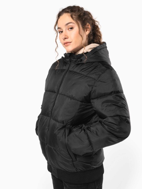 Vestes à personnaliser KARIBAN Veste unisexe ripstop recyclée à capuche 