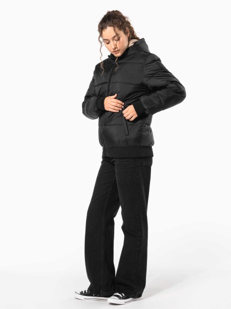 Vestes à personnaliser KARIBAN Veste unisexe ripstop recyclée à capuche 