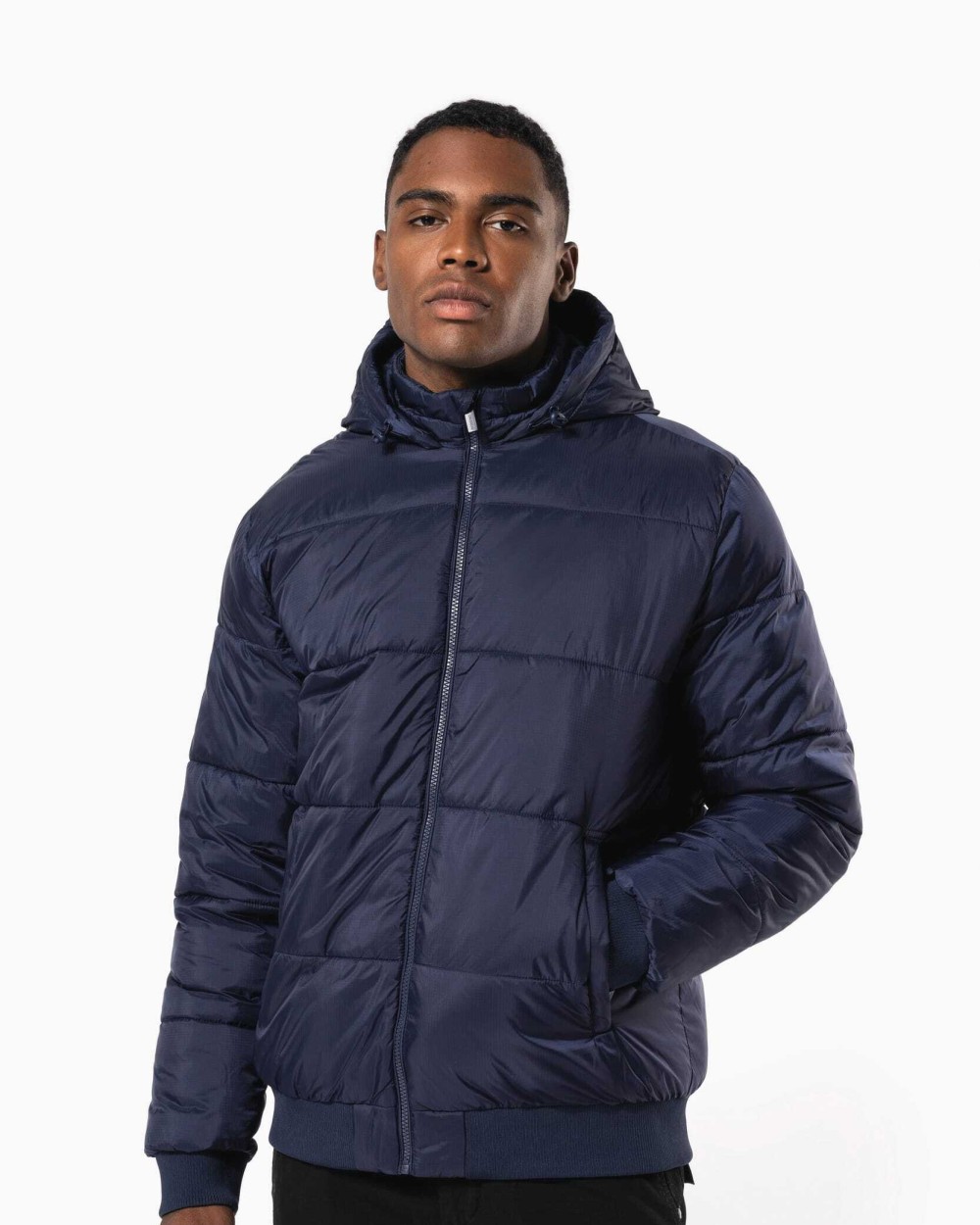 KARIBAN Recycelte Unisex-Ripstop-Jacke mit Kapuze Jacken personalisierbar