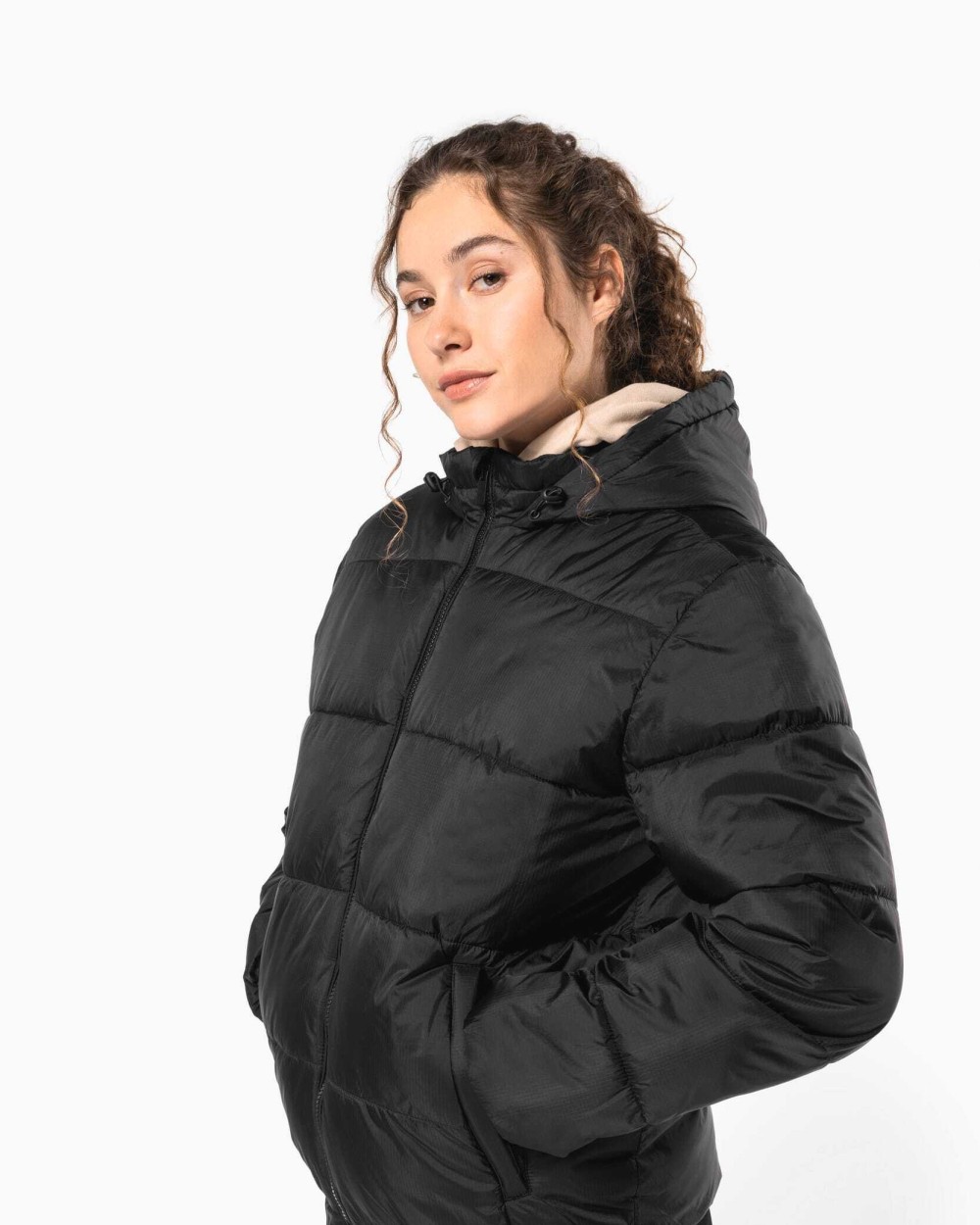 Vestes personnalisable KARIBAN Veste unisexe ripstop recyclée à capuche