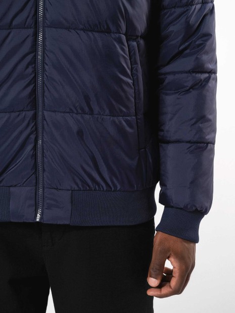 Vestes à personnaliser KARIBAN Veste unisexe ripstop recyclée à capuche 