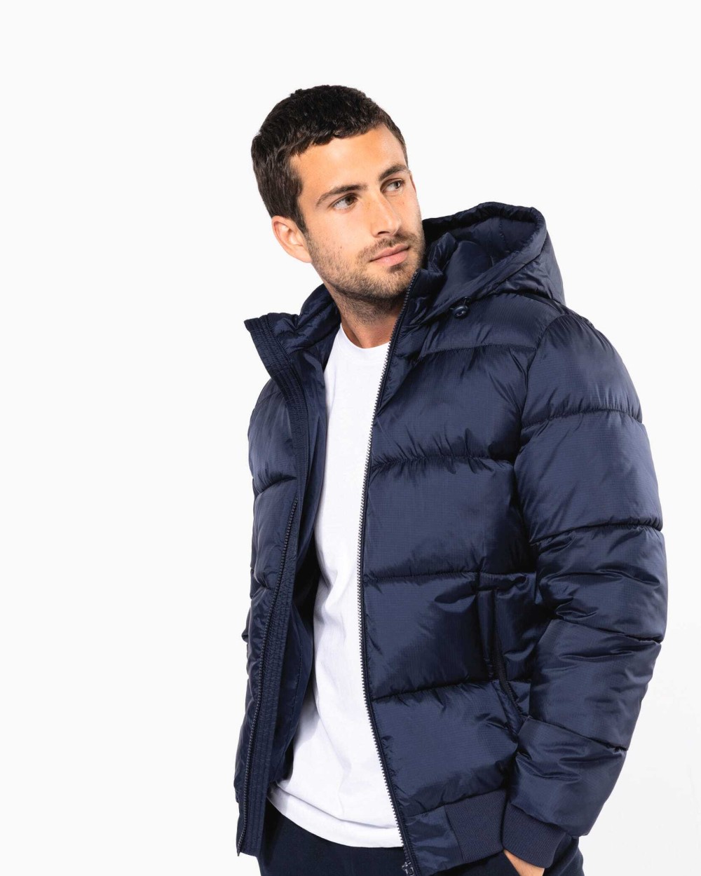 Vestes personnalisable KARIBAN Veste unisexe ripstop recyclée à capuche