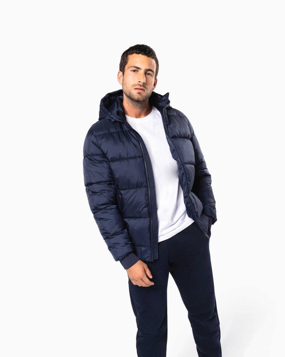 Vestes personnalisable KARIBAN Veste unisexe ripstop recyclée à capuche