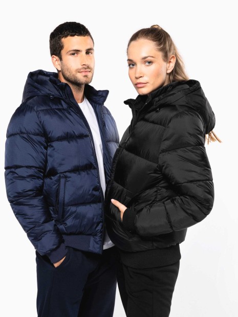 Vestes à personnaliser KARIBAN Veste unisexe ripstop recyclée à capuche 