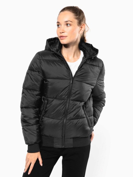 Vestes à personnaliser KARIBAN Veste unisexe ripstop recyclée à capuche 