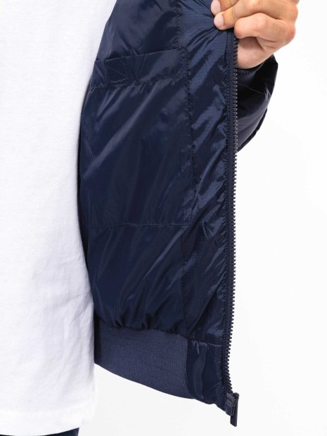 Vestes à personnaliser KARIBAN Veste unisexe ripstop recyclée à capuche 