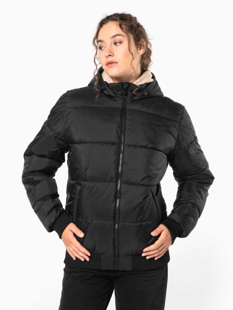 Vestes à personnaliser KARIBAN Veste unisexe ripstop recyclée à capuche 