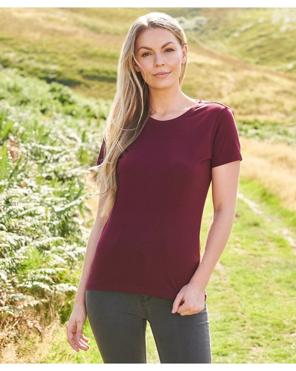 T-shirts AWDIS Cascades Organic Women´s Tee voor bedrukking &amp; borduring