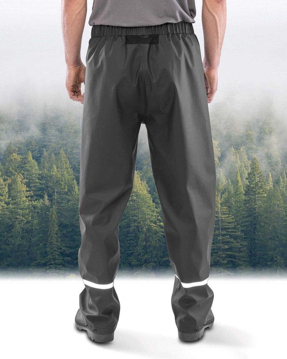Pantalons personnalisable RESULT Pantalon Prism PU waterproof avec bandes réfléchissantes