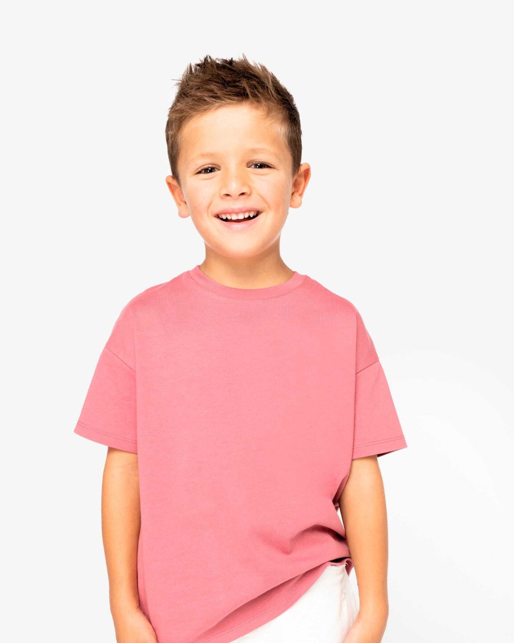 NATIVE SPIRIT Umweltfreundliches T-Shirt mit hängenden Schultern für Kinder T-Shirts personalisierbar