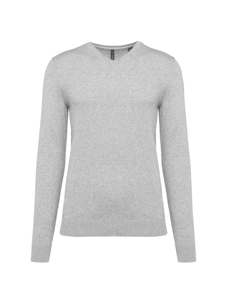 KARIBAN Pull col en V écoresponsable homme /api/colors/b32e3fc9-6c21-4435-b3bf-594ccdf083c3 personnalisable