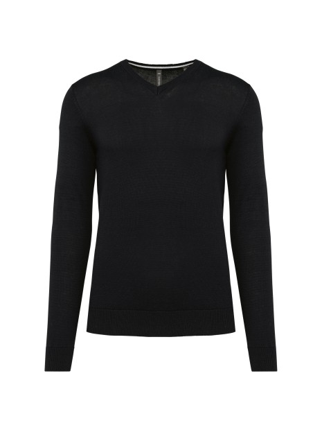 KARIBAN Pull col en V écoresponsable homme /api/colors/b9fdad4a-5e94-45cb-8c03-c08b349b28c3 personnalisable