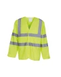 Fluo vestjes YOKO Veiligheidsjasje met lange mouwen voor bedrukking &amp; borduring