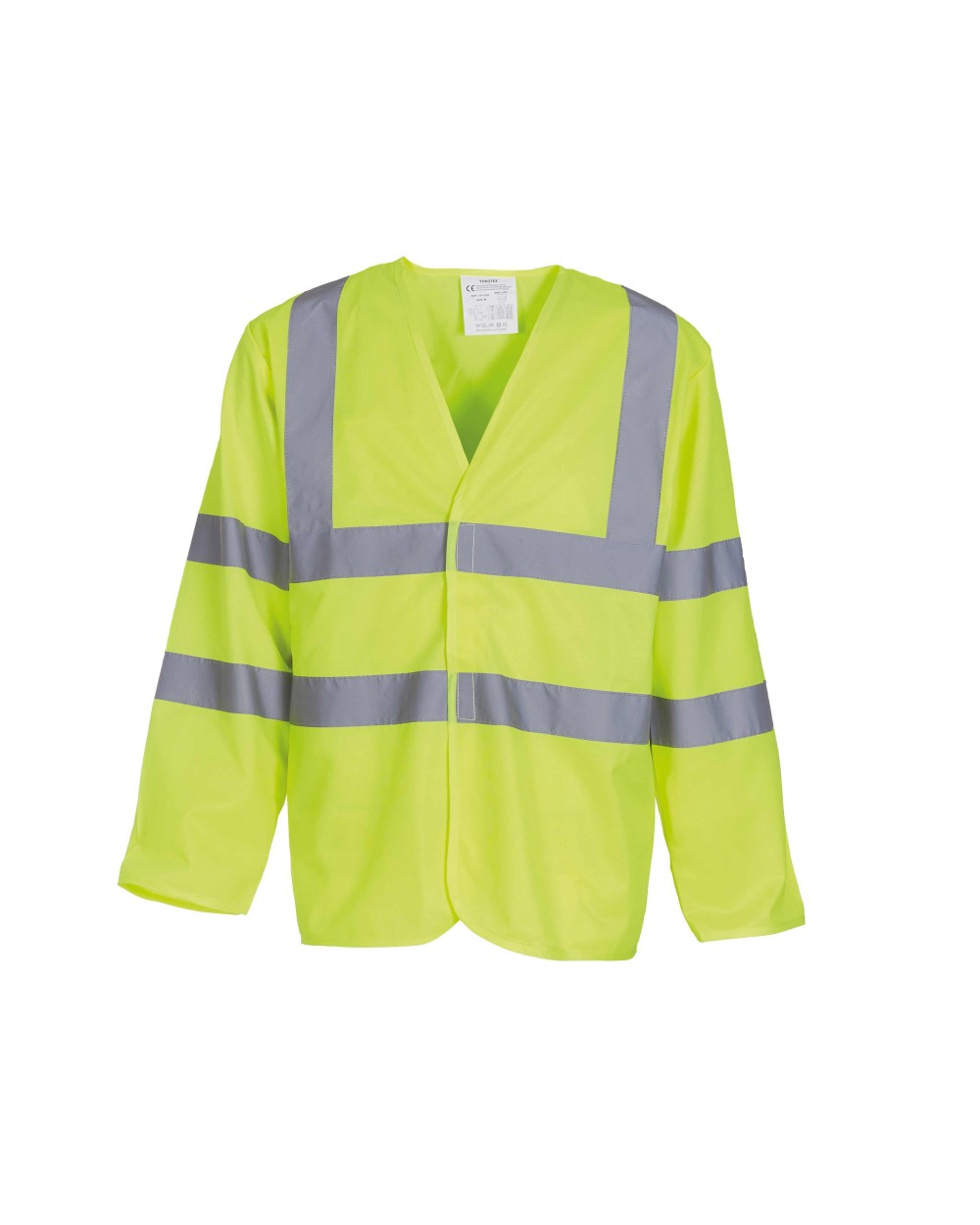 Fluo vestjes YOKO Veiligheidsjasje met lange mouwen voor bedrukking &amp; borduring