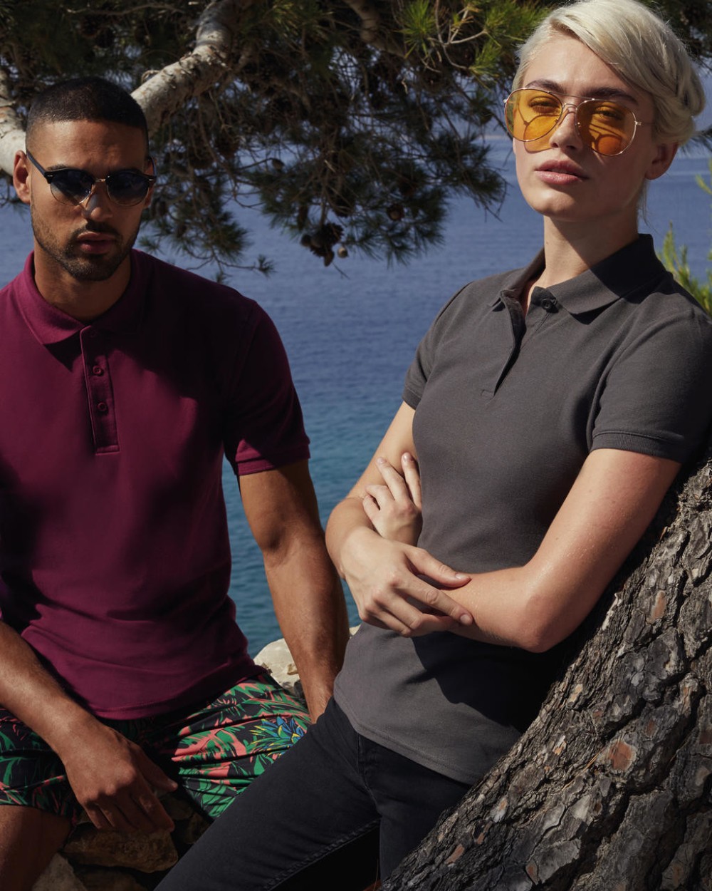 FOL Premium Damen-Polohemd Poloshirts personalisierbar