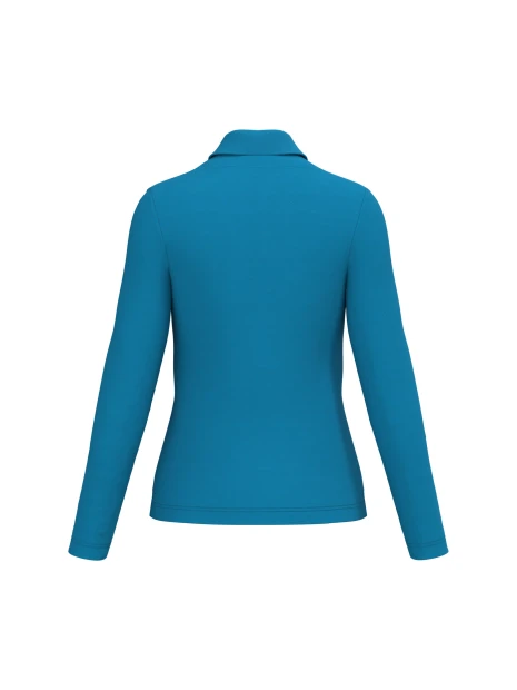 KARIBAN Polo manches longues femme /api/colors/3848809b-00f3-4a7f-8b57-fc0187a98ade personnalisable