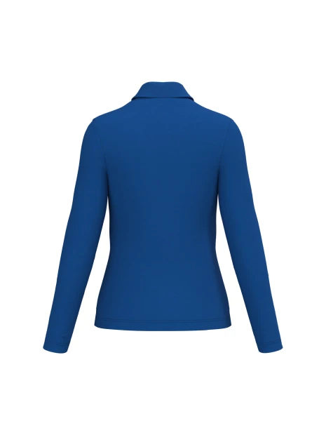 KARIBAN Polo manches longues femme /api/colors/cdd6ba31-692e-4c2e-b1b4-a3a4a50cf176 personnalisable