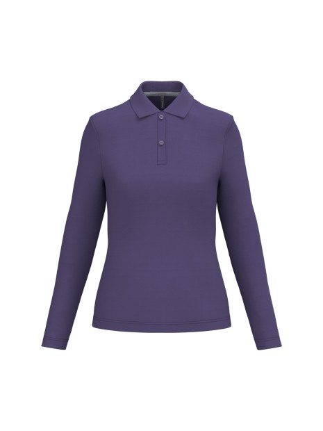 KARIBAN Polo manches longues femme /api/colors/f28ecd26-255e-4b18-a29c-08c2af1111d3 personnalisable