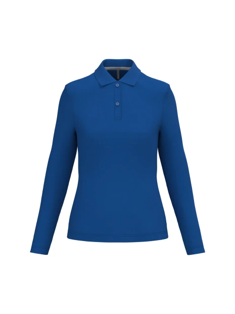 KARIBAN Polo manches longues femme /api/colors/cdd6ba31-692e-4c2e-b1b4-a3a4a50cf176 personnalisable