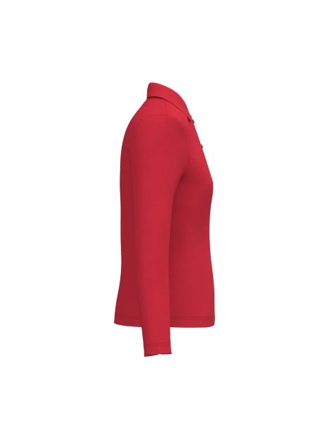 KARIBAN Polo manches longues femme /api/colors/c953313a-9c9d-493b-934e-ddcf8fada2ae personnalisable