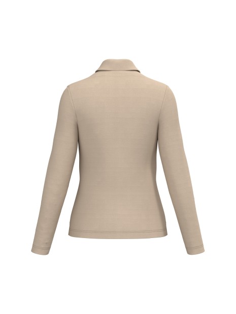 KARIBAN Polo manches longues femme /api/colors/1d539d1a-76f0-4132-93c4-8034fe18b1e9 personnalisable