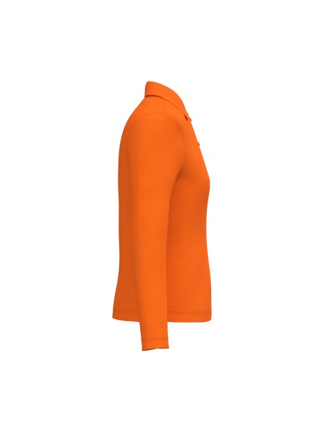 KARIBAN Polo manches longues femme /api/colors/d51260d5-b263-4200-988d-ee19f414959e personnalisable