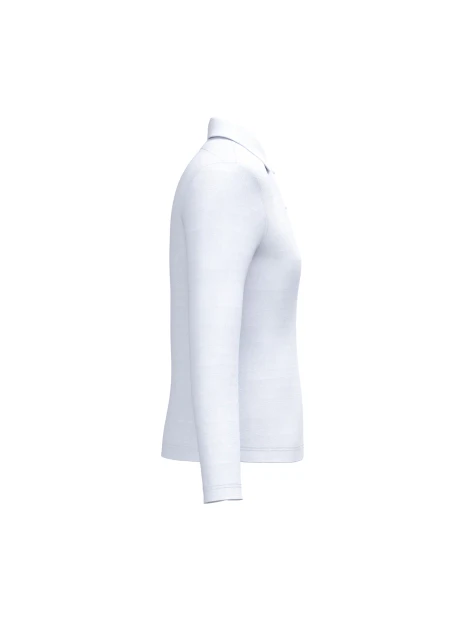 KARIBAN Polo manches longues femme /api/colors/7a92cd2d-10d2-40b4-928b-296bb7487506 personnalisable