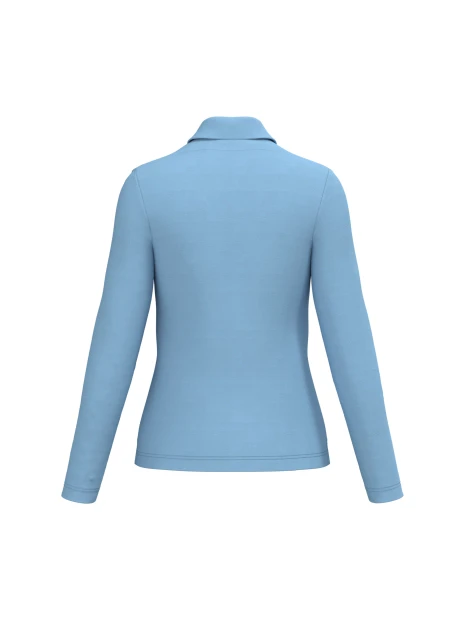 KARIBAN Polo manches longues femme /api/colors/549fa598-8d61-4fa2-82ad-90f4d2ec39ab personnalisable