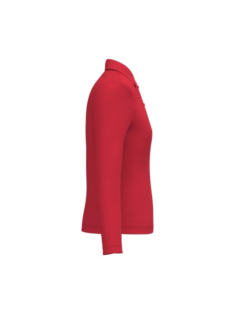 KARIBAN Polo manches longues femme /api/colors/c953313a-9c9d-493b-934e-ddcf8fada2ae personnalisable