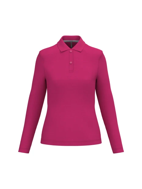 KARIBAN Polo manches longues femme /api/colors/0327c765-dd20-409c-911d-31f7a9b4c2f5 personnalisable