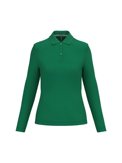 KARIBAN Polo manches longues femme /api/colors/8e228bbe-4407-4cbc-b57b-e0b7f7e9d211 personnalisable
