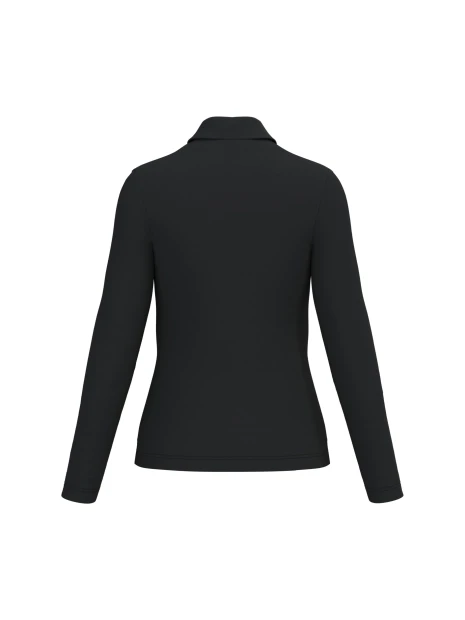 KARIBAN Polo manches longues femme /api/colors/b9fdad4a-5e94-45cb-8c03-c08b349b28c3 personnalisable