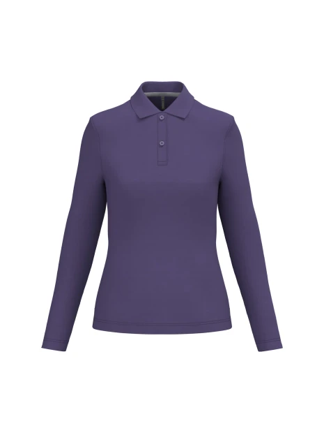 KARIBAN Polo manches longues femme /api/colors/f28ecd26-255e-4b18-a29c-08c2af1111d3 personnalisable