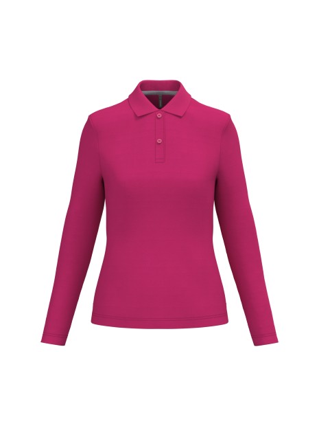 KARIBAN Polo manches longues femme /api/colors/0327c765-dd20-409c-911d-31f7a9b4c2f5 personnalisable