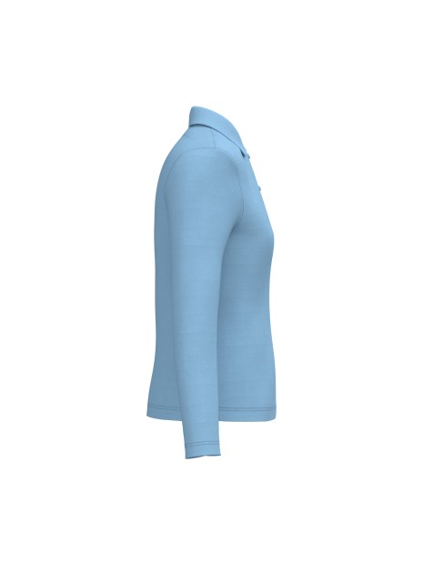 KARIBAN Polo manches longues femme /api/colors/549fa598-8d61-4fa2-82ad-90f4d2ec39ab personnalisable