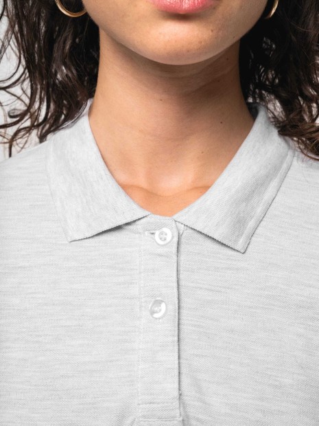 Polos à personnaliser KARIBAN Polo manches longues femme 