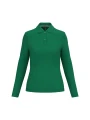 KARIBAN Polo manches longues femme /api/colors/8e228bbe-4407-4cbc-b57b-e0b7f7e9d211 personnalisable