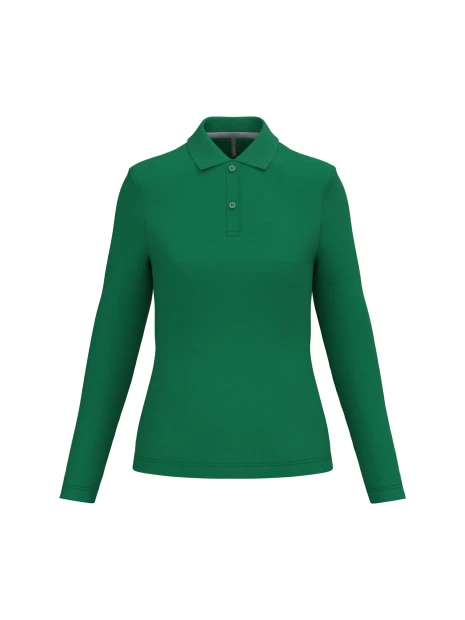 KARIBAN Polo manches longues femme /api/colors/8e228bbe-4407-4cbc-b57b-e0b7f7e9d211 personnalisable