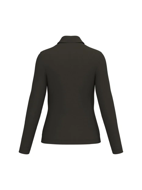 KARIBAN Polo manches longues femme /api/colors/7d4189a1-61a3-430b-83e5-a3a6fe159806 personnalisable